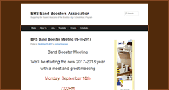 Desktop Screenshot of bhsbandboosters.org